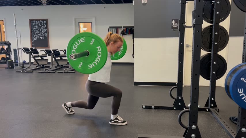 Barbell Reverse Lunge