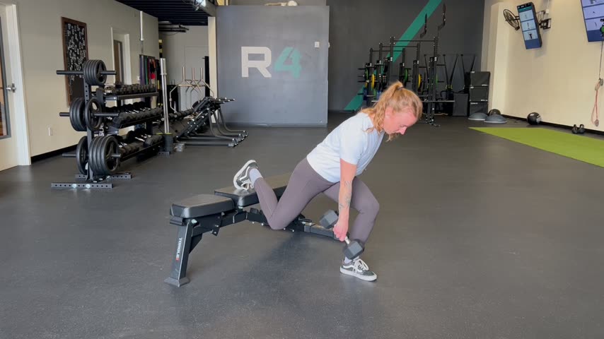 Weighted Bulgarian Split Squat