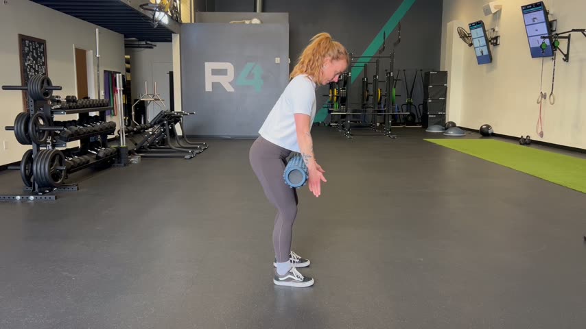 Hip Hinge with Foam Roller