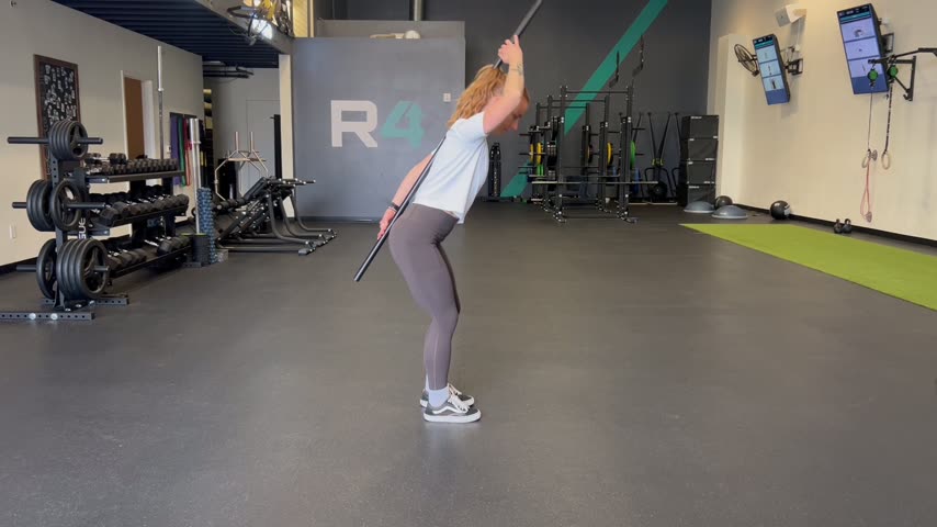 Hip Hinge with Bar