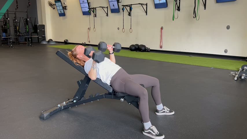 Incline Chest Press — Variation
