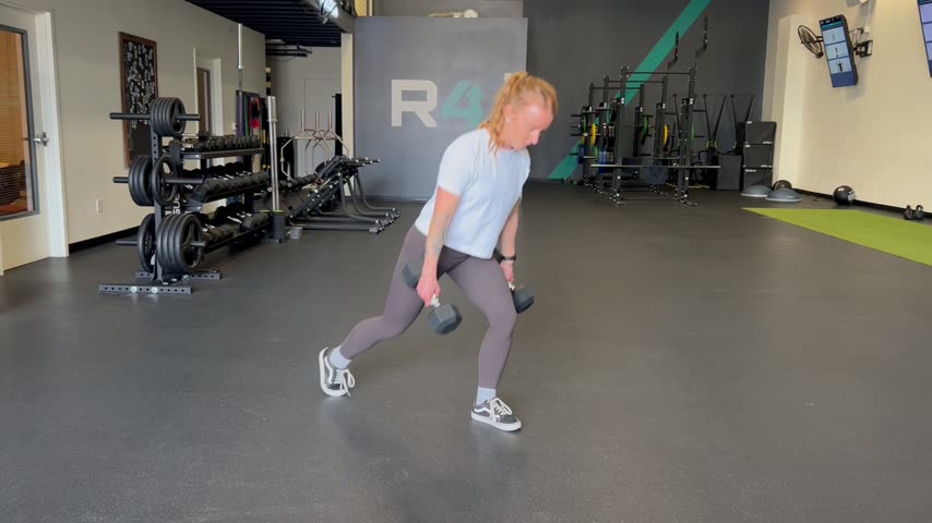 Dumbbell Reverse Lunge